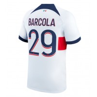 Paris Saint-Germain Bradley Barcola #29 Vonkajší futbalový dres 2023-24 Krátky Rukáv